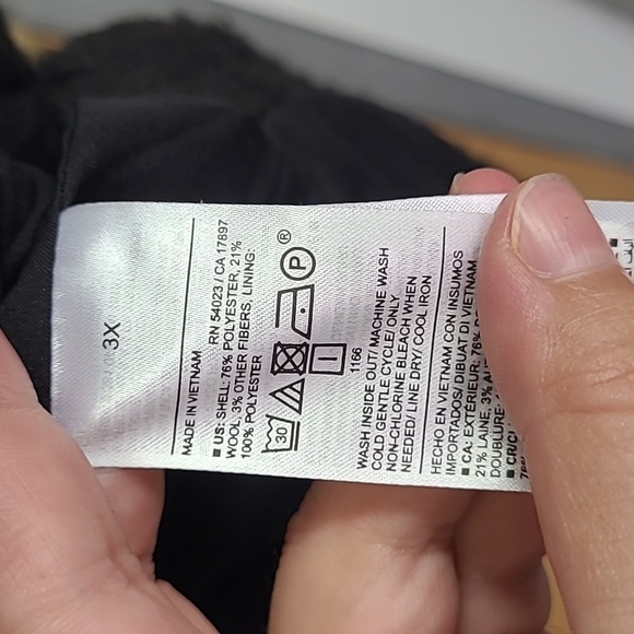 Old Navy Black Wool Blend Button Down Jacket - Picture 10 of 11